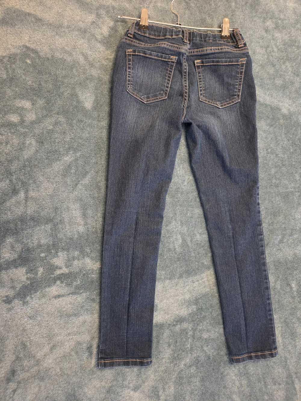 Dark Wash Girl's Skinny Jeans - Unbranded
